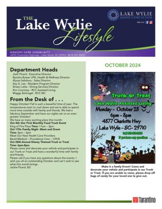 Memory Care Current Newsletter