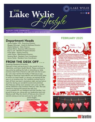 Memory Care Current Newsletter