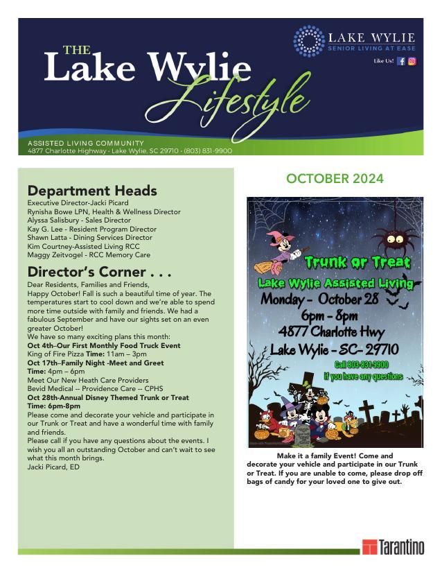 Assisted Living Current Newsletter